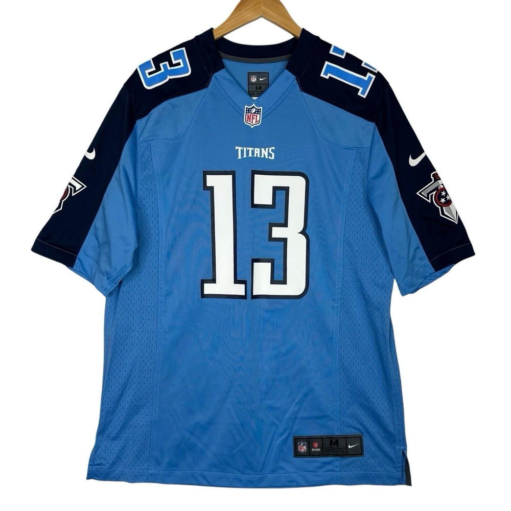 Nike Tennessee Titans Kendall Wright #13 NFL On Field Jersey Men's M Blue